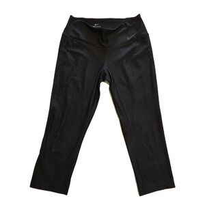 Nike Dri-FIT Women's Capri Crop Leggings Running‎ Yoga Workout Pants Black Small